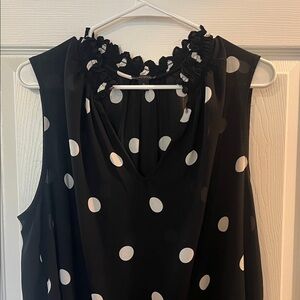 Ann Taylor Polka Dot Blouse